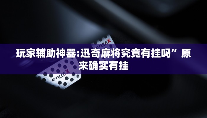 玩家辅助神器:闲娱江西棋牌打盾作弊”其实确实有挂