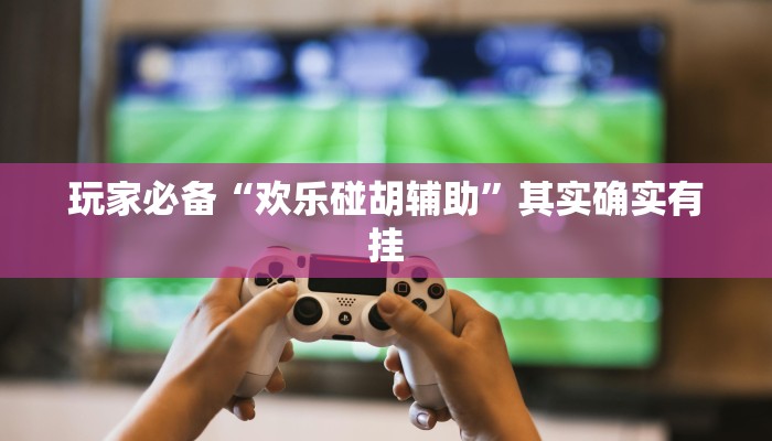 玩家必备“欢乐碰胡辅助”其实确实有挂