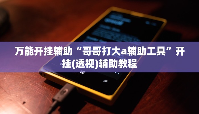 万能开挂辅助“哥哥打大a辅助工具”开挂(透视)辅助教程