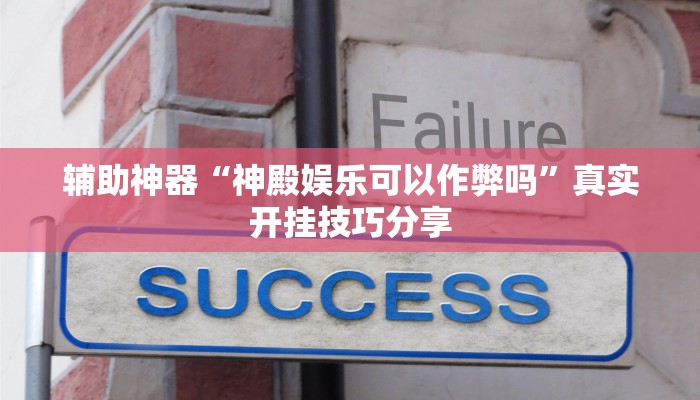 辅助神器“神殿娱乐可以作弊吗”真实开挂技巧分享