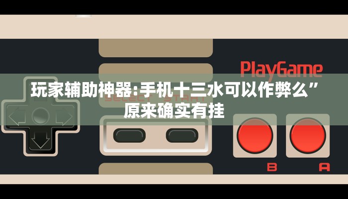 玩家辅助神器:手机十三水可以作弊么”原来确实有挂