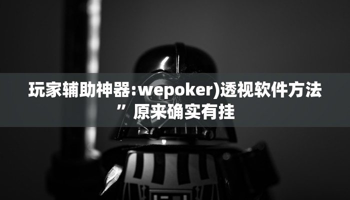 玩家辅助神器:wepoker)透视软件方法”原来确实有挂