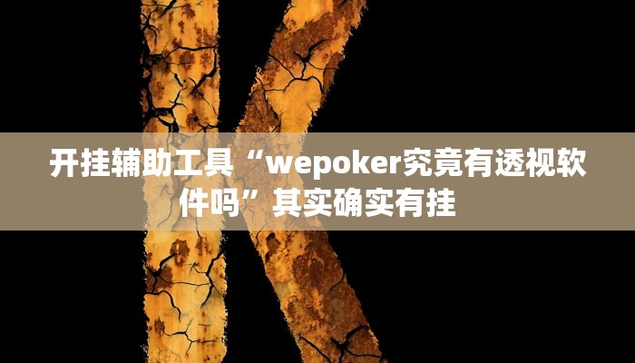 开挂辅助工具“wepoker究竟有透视软件吗”其实确实有挂 开挂辅助工具“wepoker究竟有透视软件吗”其实确实有挂