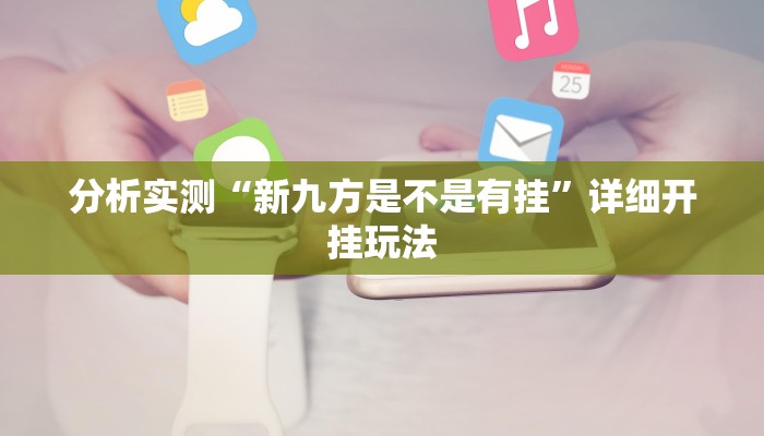 分析实测“新九方是不是有挂”详细开挂玩法