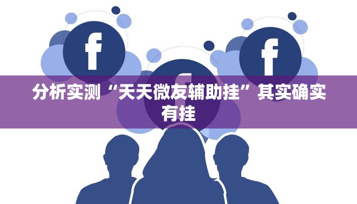 分析实测“天天微友辅助挂”其实确实有挂