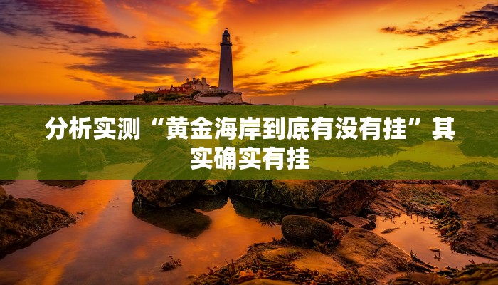 分析实测“黄金海岸到底有没有挂”其实确实有挂 分析实测“黄金海岸到底有没有挂”其实确实有挂