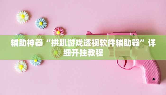 辅助神器“拱趴游戏透视软件辅助器”详细开挂教程 辅助神器“拱趴游戏透视软件辅助器”详细开挂教程