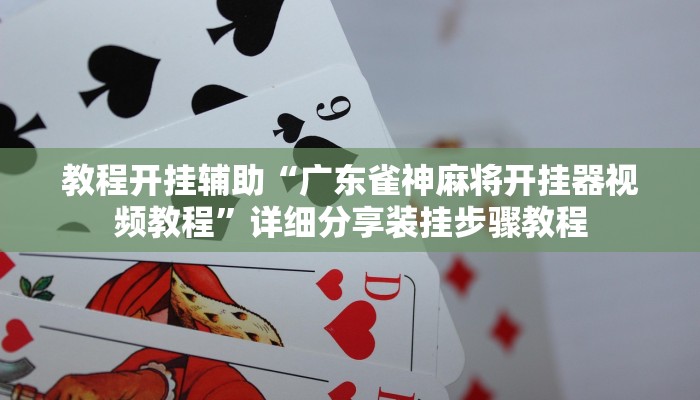 教程开挂辅助“广东雀神麻将开挂器视频教程”详细分享装挂步骤教程